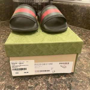 Toddler Gucci slides